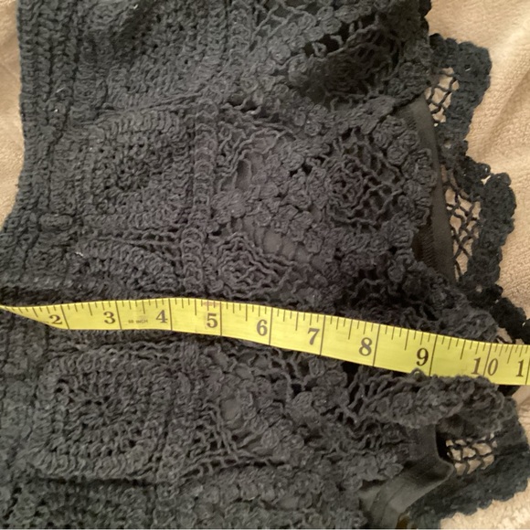 Surf Gypsy Black High Waist Crochet Shorts - Picture 5 of 8